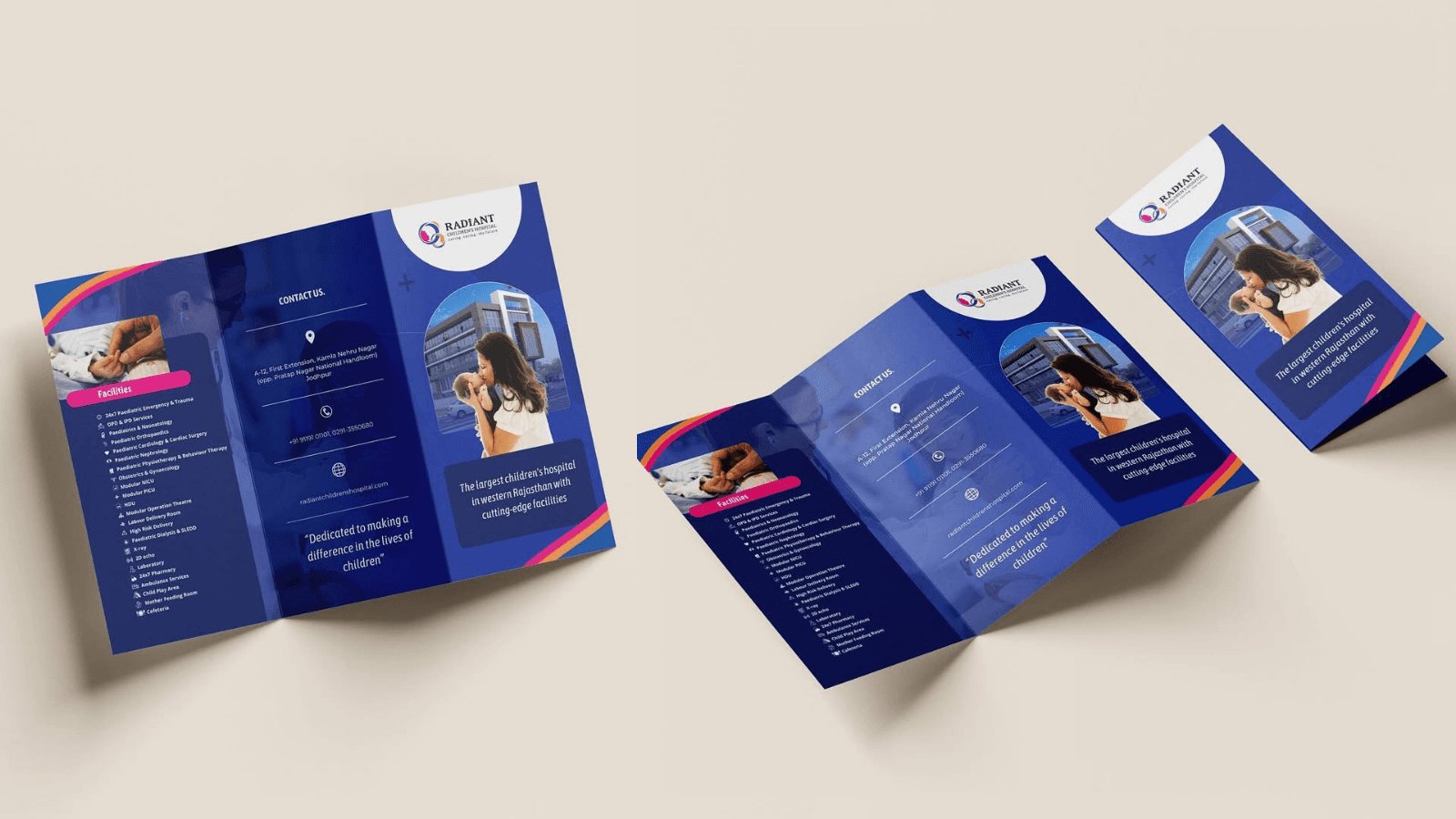 Radiant Children's Hospital campaign work
