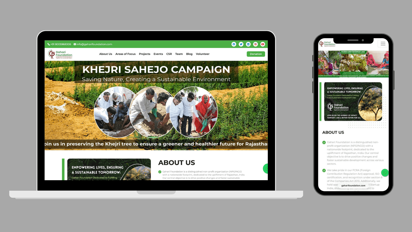 Gahari Foundation case study Gahari Foundation campaign work