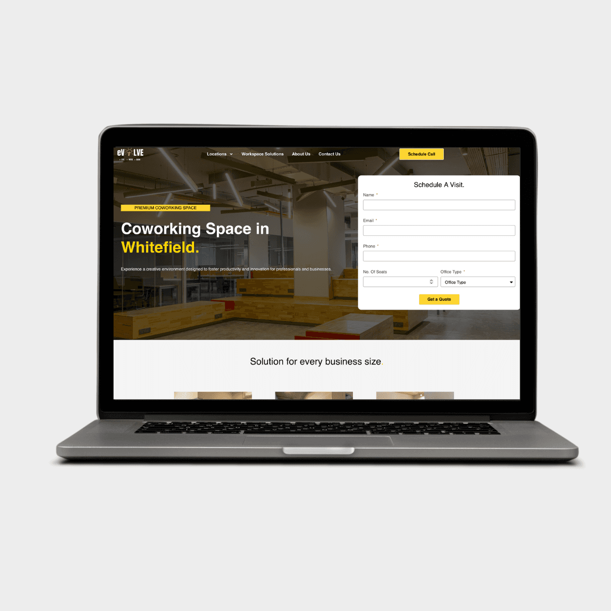 Evolve Work Studio case study Evolve Work Studio campaign work